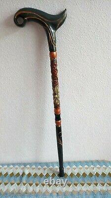 Walking cane for women Walking cane stick Hand carved walking stick Hiking stick