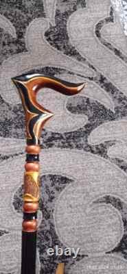 Walking cane women Walking cane stick Hand carved walking stick Hiking stick