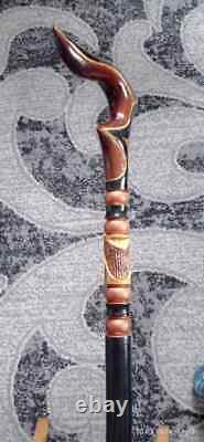 Walking cane women Walking cane stick Hand carved walking stick Hiking stick