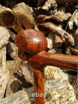 Walking stick Carved cane Wood Skull Design Handicraft Custom