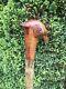 Welsh Handcrafted Carved Cock Pheasant Head Handle Walking Stick