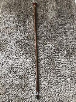 Welsh Handcrafted Carved Cock Pheasant Head Handle Walking Stick