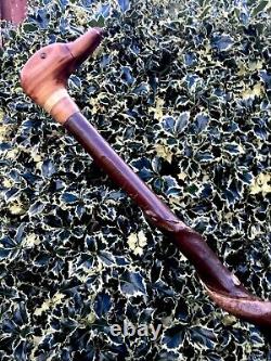 Welsh Handcrafted Carved Duck Head Handle Walking Stick