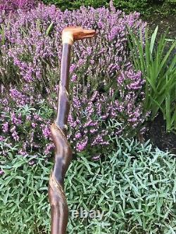 Welsh Handcrafted Carved Duck Head Handle Walking Stick