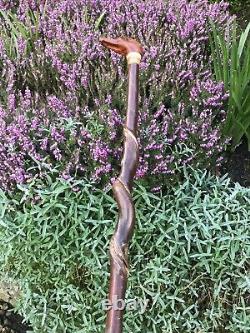 Welsh Handcrafted Carved Duck Head Handle Walking Stick