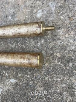 Welsh Handcrafted Hazel travelling walking stick. With carved Fox Head Handle