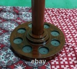 Wooden Carved Cane Rack Stand Holder Home Decor Handmade Walking Stick Storage