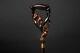 Wooden Hand Carved Walking Stick Bear & Dear Style cane