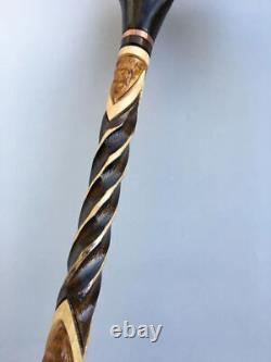 Wooden Handmade Ram cane Fancy walking stick Cane