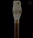 Wooden Owl walking stick hand carved hand handmade wooden walking gift