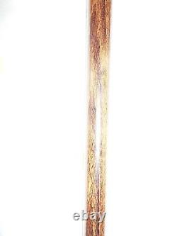 Wooden Walking Stick with Hand Carved Bird Handle 36 91cm