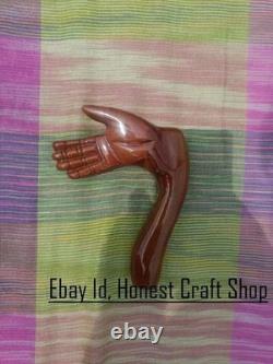 Wooden hand carved walking stick for gifts