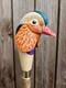 Wooden walking stick hand carved Beautiful Bird wooden walking cane