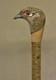Wooden walking stick hand carved Beautiful bird wooden walking cane
