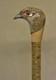 Wooden walking stick hand carved Beautiful bird wooden walking cane