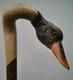 Wooden walking stick hand carved Duck wooden walking cane