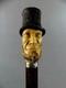 Wooden walking stick hand carved Men handmade wooden walking cane