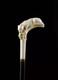 Wooden walking stick hand carved animals handmade wooden walking cane