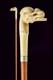 Wooden walking stick hand carved animals wooden walking cane