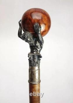 Wooden walking stick hand carved beautiful wooden walking gift