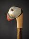 Wooden walking stick hand carved bird wooden walking cane