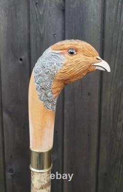 Wooden walking stick hand carved bird wooden walking cane Wooden walking stick hand carved bird wooden walking cane
