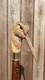 Wooden walking stick hand carved bird wooden walking cane