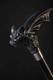 Wooden walking stick hand carved black bat wooden walking cane
