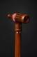 Wooden walking stick hand carved coca cola wooden walking cane