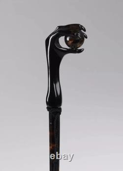 Wooden walking stick hand carved hand handmade wooden walking gift
