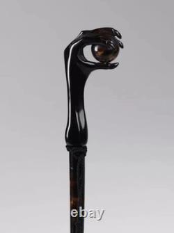 Wooden walking stick hand carved hand handmade wooden walking gift