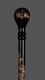 Wooden walking stick hand carved royal ebony wooden walking cane