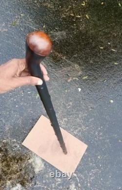 Wooden walking stick hand carved snake wooden walking cane