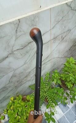 Wooden walking stick hand carved snake wooden walking cane