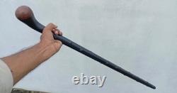 Wooden walking stick hand carved snake wooden walking cane