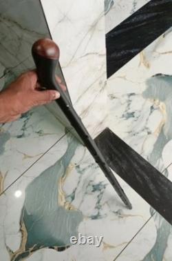 Wooden walking stick hand carved snake wooden walking cane