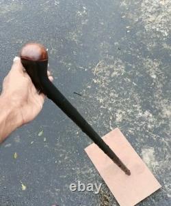 Wooden walking stick hand carved snake wooden walking cane
