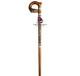 ZAIN Handmade Wolf Walking Stick Cane Hand Carved Handmade Replica Valentine Gif